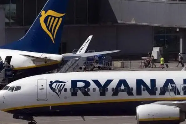 Aerei Ryanair (archivio L'Unione Sarda)
