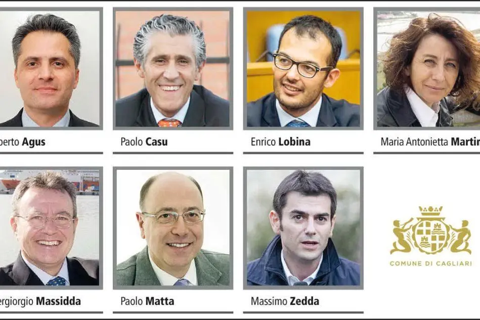 I sette candidati a sindaco di Cagliari