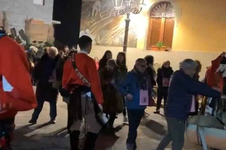 Un momento dell'evento (foto Caria)