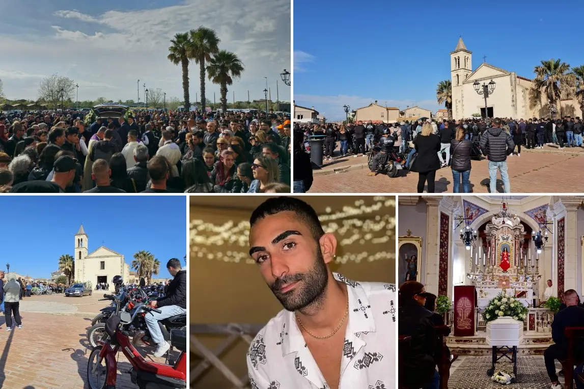 Folla al funerale di Marco Meloni