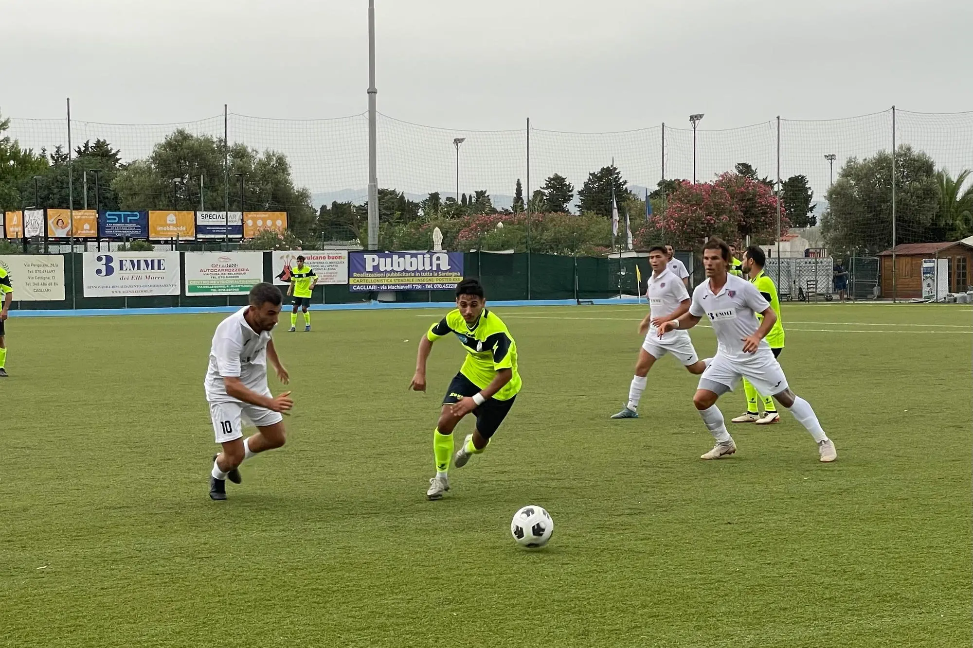 Ferrini e Monastir in campo nel precedente stagionale di Coppa Italia: si sfideranno di nuovo sabato alle 15 (foto Spignesi)