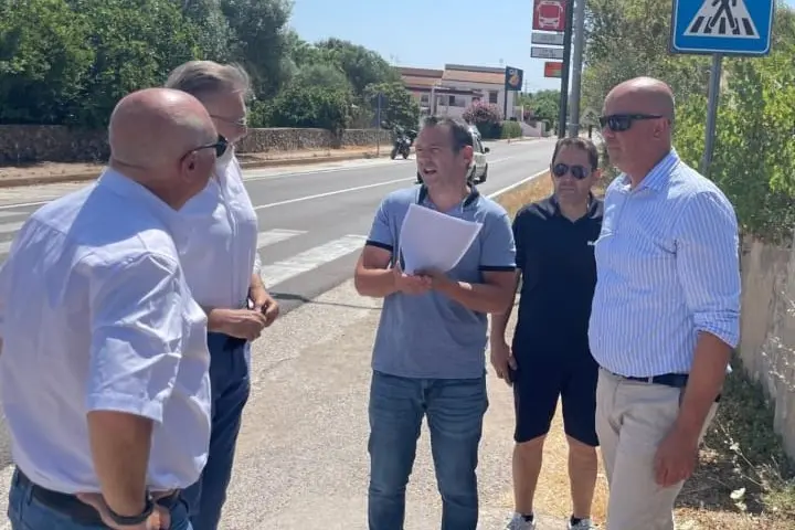 Sassari, l'incontro di Gavino Arru con i rappresentanti delle borgate