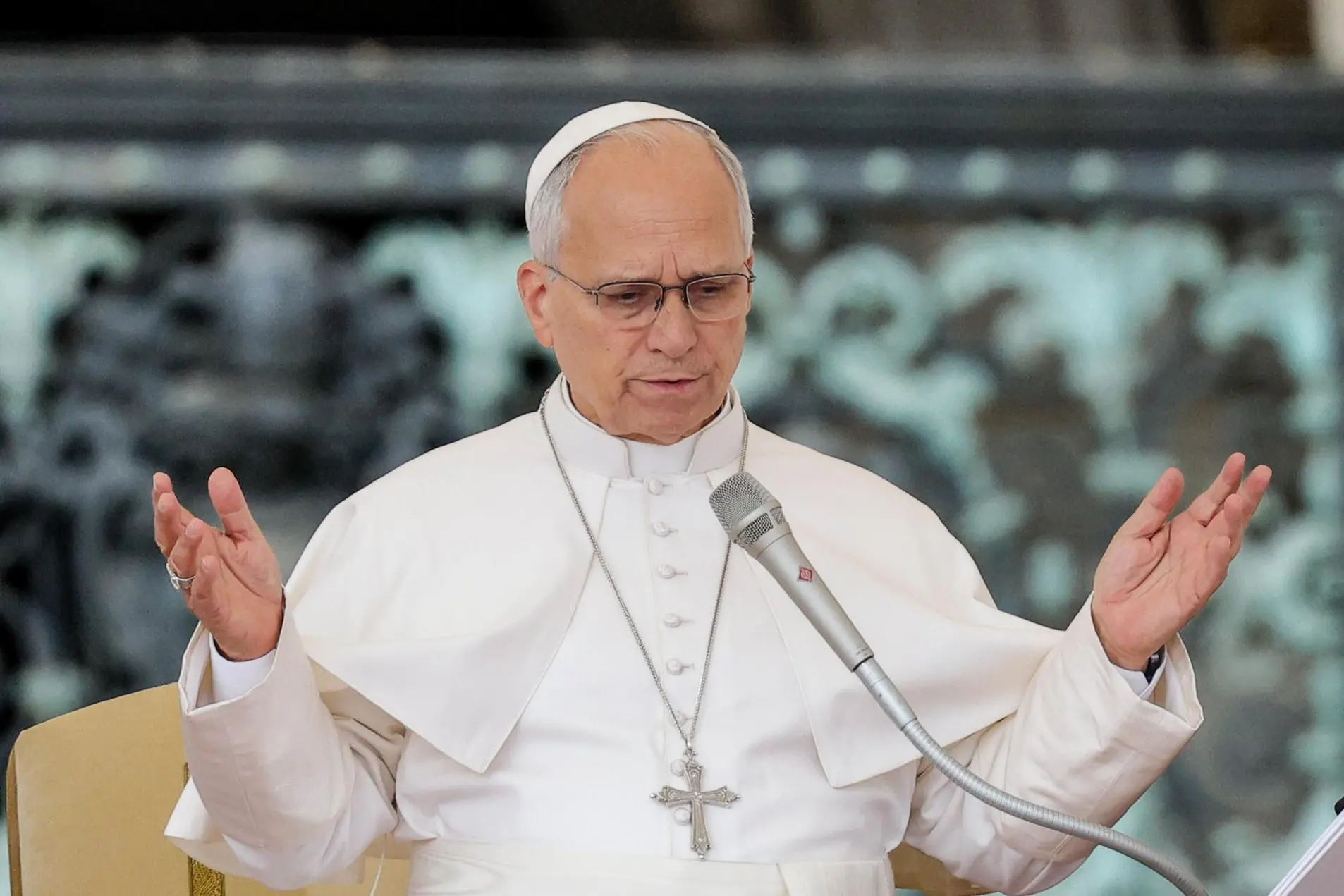 Papa Leone XIV. ANSA/GIUSEPPE LAMI