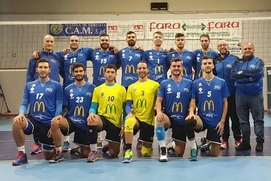 La squadra dell'Azzurra Sestu (foto Elia Sanna)