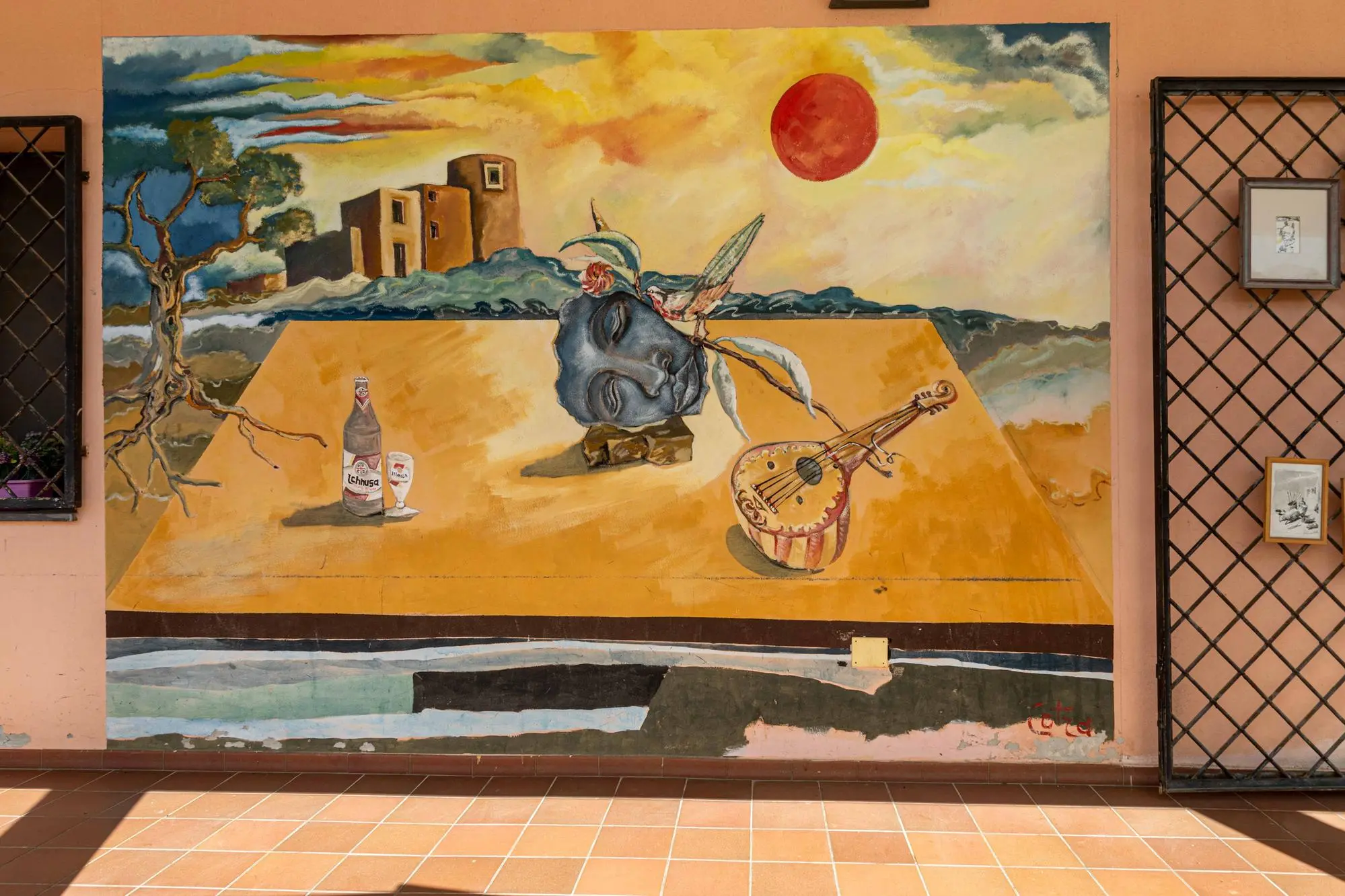 Un murale di Antonio Cotza (MAX FRAU PHOTO)