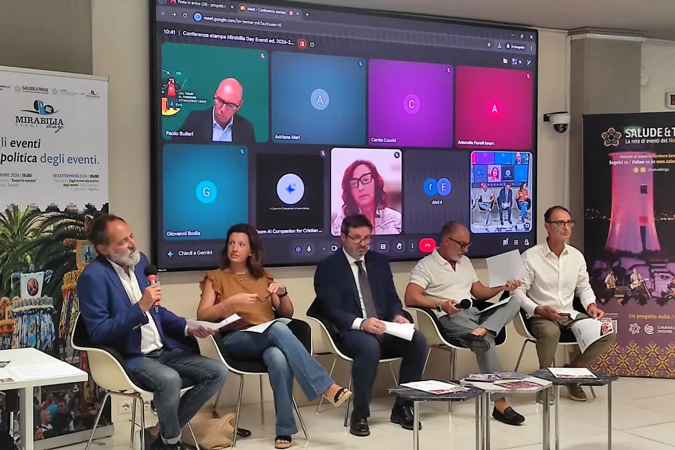 La conferenza stampa di presentazione del Mirabilia Day (foto G. Marras)
