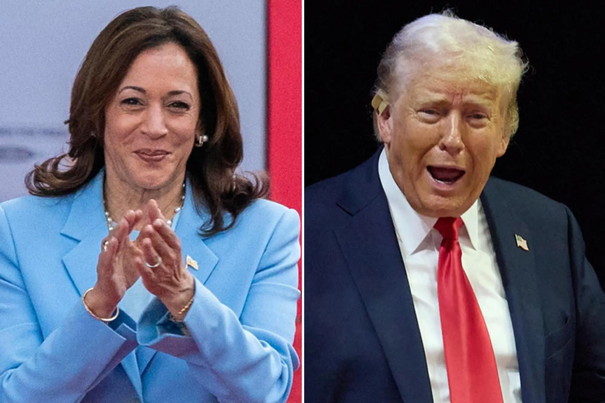 Kamala Harris e Donald Trump (Ansa)