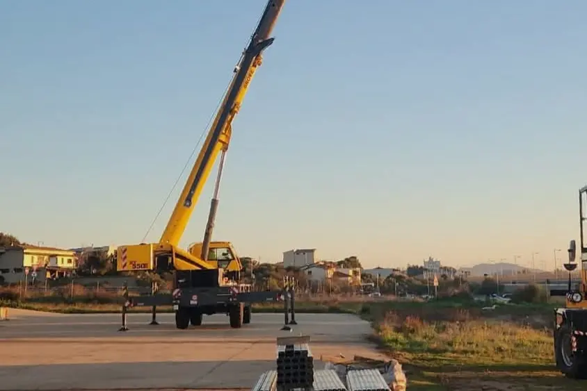 Cantiere collegamento ferroviario (foto concessa)