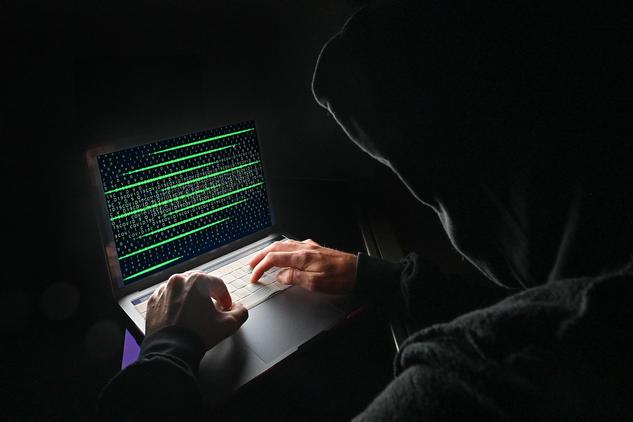 Un hacker al lavoro (foto Ansa)