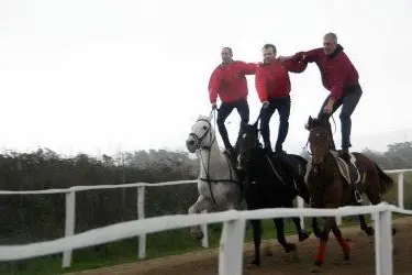 Una suggestiva &quot;figura&quot; durante le prove della Sartiglia