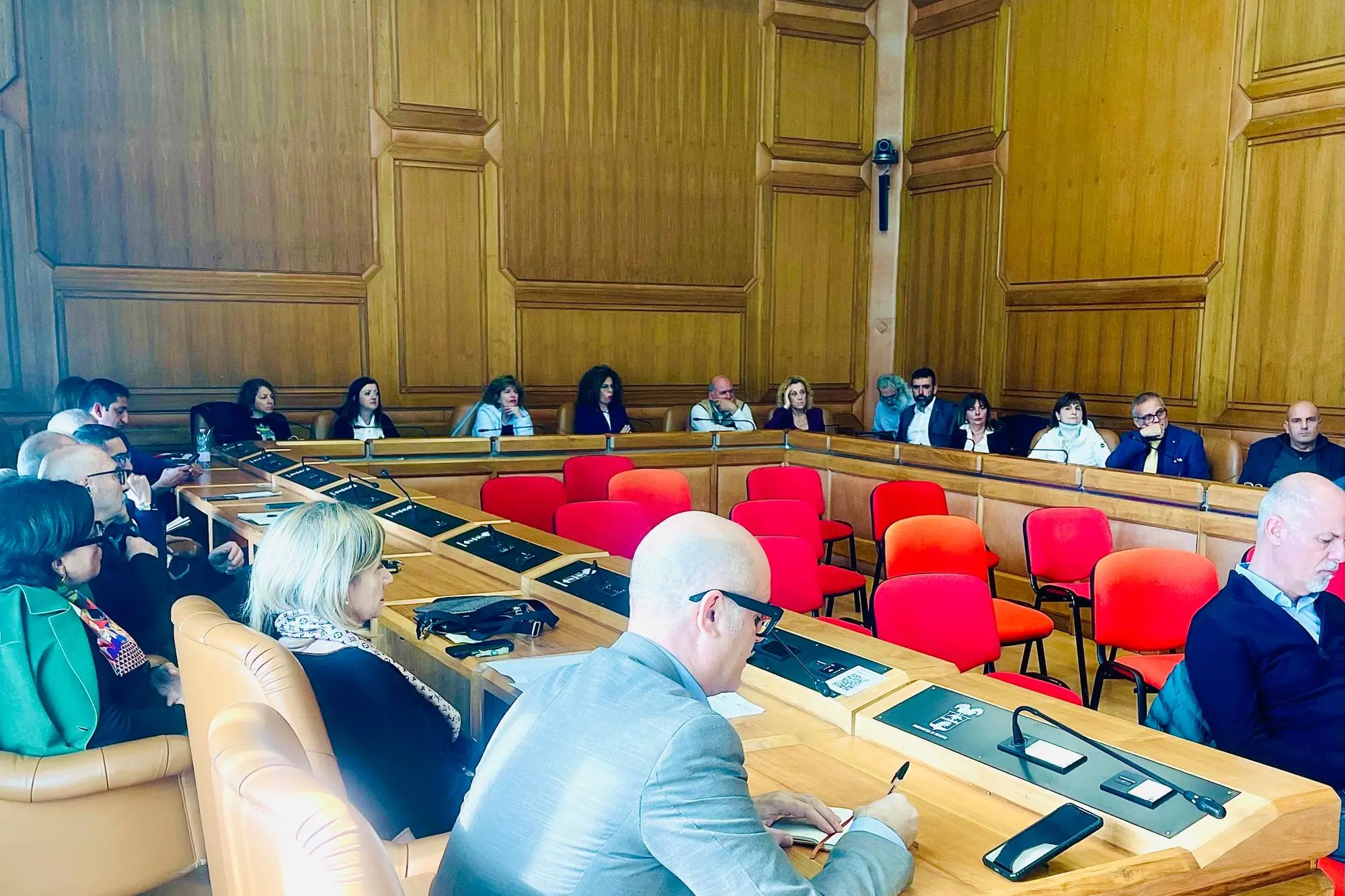 La conferenza provinciale riunita a Nuoro