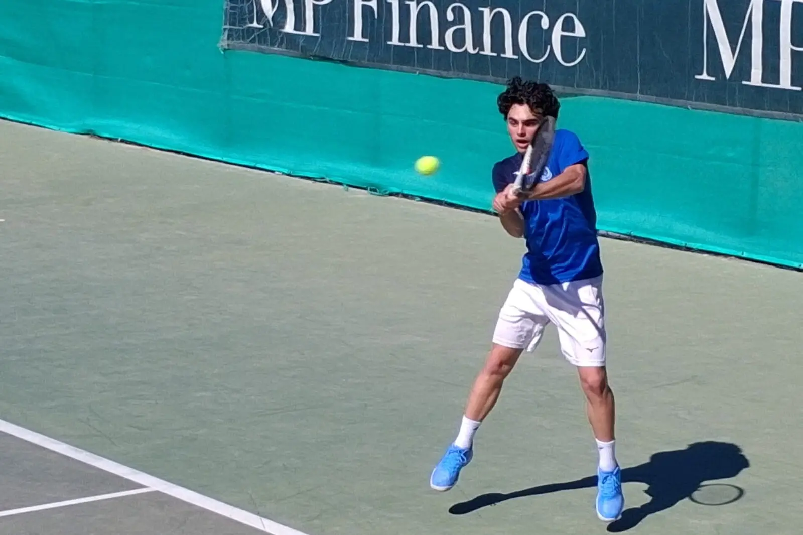 Nicola Bocchieri del Tennis Elmas (foto Antonio Burruni)