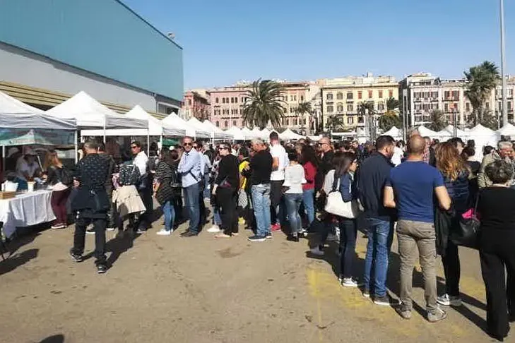Pienone di visitatori al Porto di Cagliari