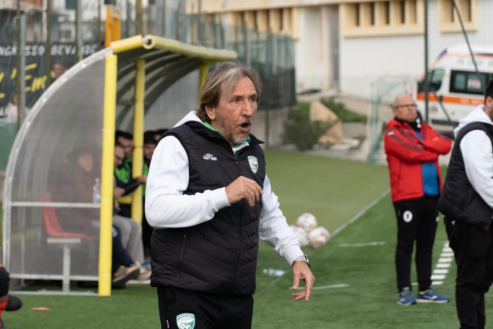 Marco Nappi, allenatore dell'Arzachena (foto Andrea Serreli)