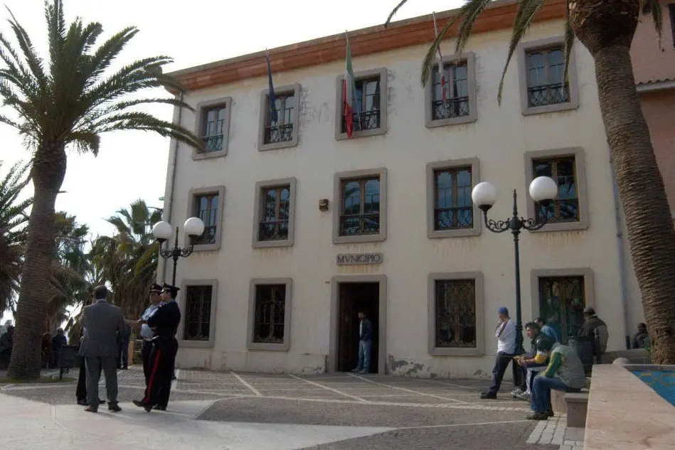 Il Municipio di Portoscuso