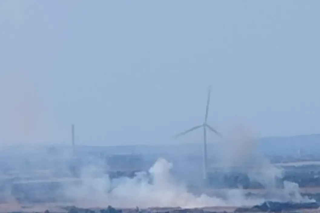 Incendio a Bonorva (foto concessa)