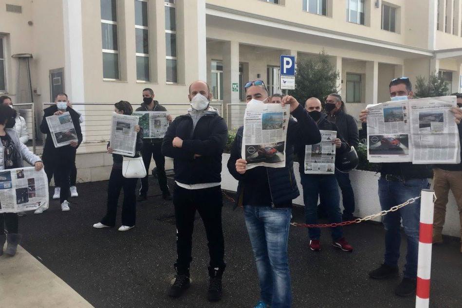 Porto canale, riparte la protesta