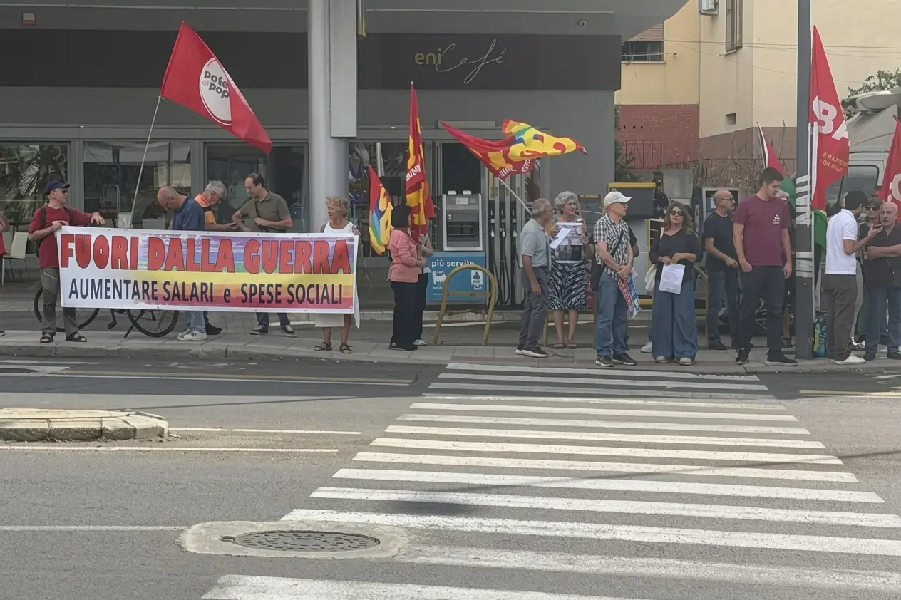 Presidio di protesta contro il carovita