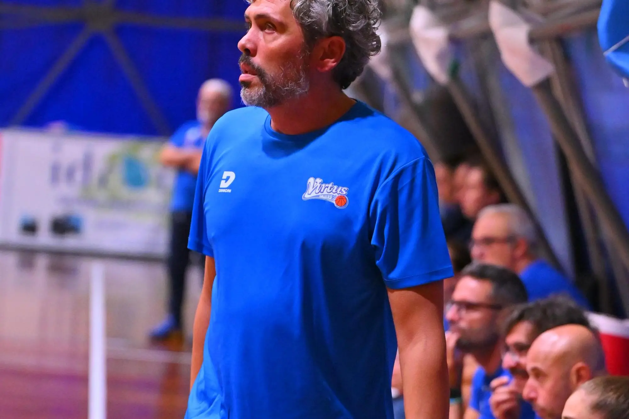Fabrizio Staico, tecnico della Virtus Cagliari (foto Pani)