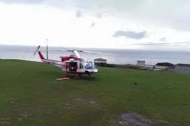 L'elicottero dei soccorsi