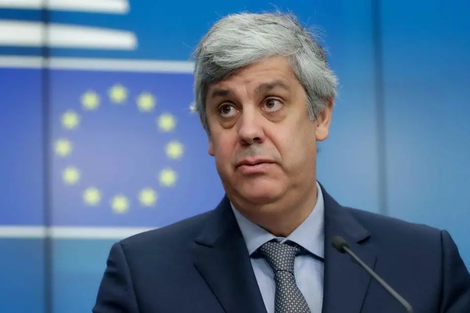 Il presidente dell'Eurogruppo Mario Centeno (Ansa)