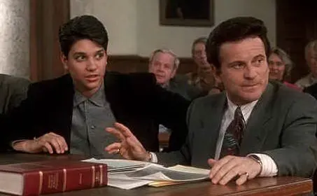 Con Ralph Macchio, sempre in &quot;Mio cugino Vincenzo&quot;