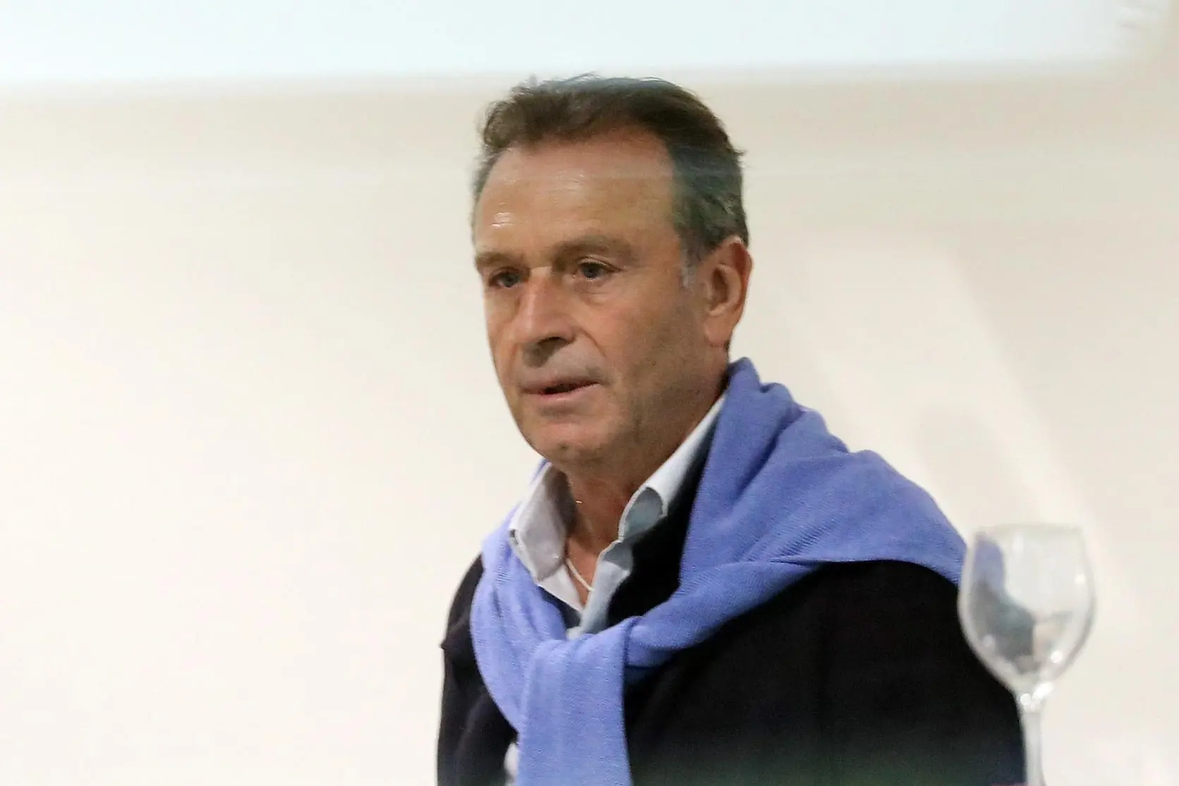 Massimo Cellino, presidente del Brescia ed ex patron del Cagliari (foto Ansa)