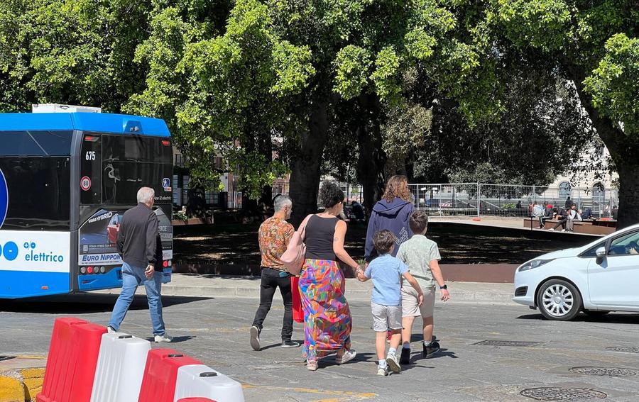 Turisti nella trappola dei cantieri