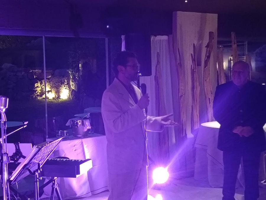 Vinicio Marchioni festeggia in Gallura la candidatura ai David di Donatello: «L'ho saputo prima di salire sull'aereo»