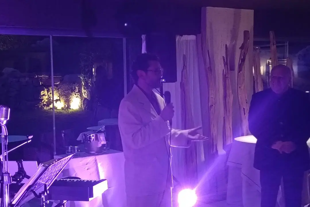 Vinicio Marchioni al Petra Segreta con Luigi Bergeretto (foto Ilenia Giagnoni)