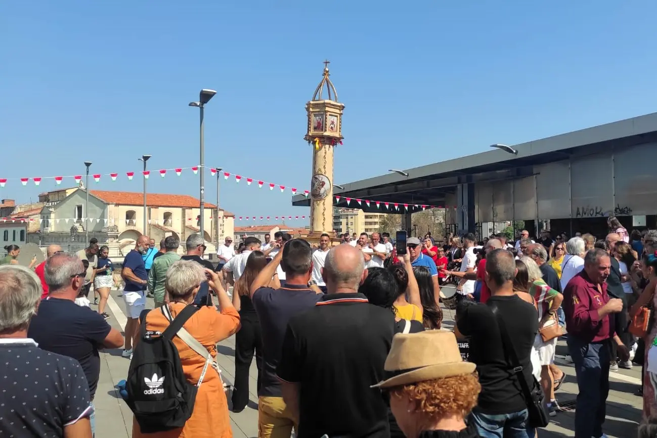 Un momento della mattina del 14 agosto (foto G. Marras)