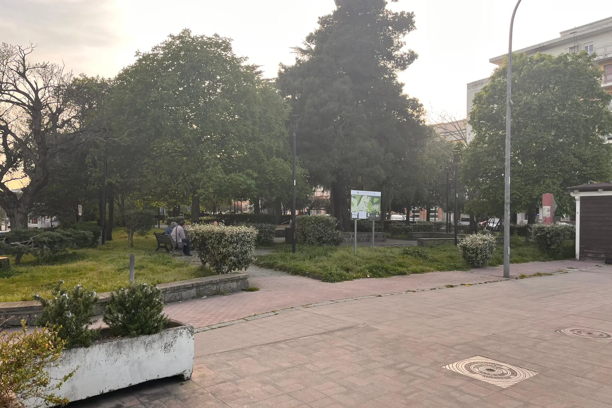 Il luogo dell’aggressione (foto Ledda)