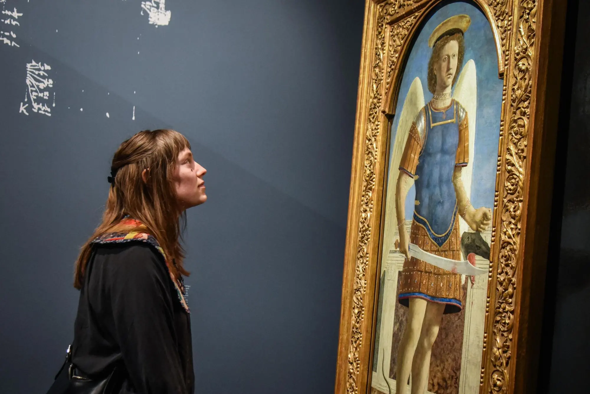 Presentazione mostra 'Piero Della Francesca. Il polittico agostiniano riunito' al museo Poldi Pezzoli, Milano 19 Marzo 2024 ANSA/MATTEO CORNER
