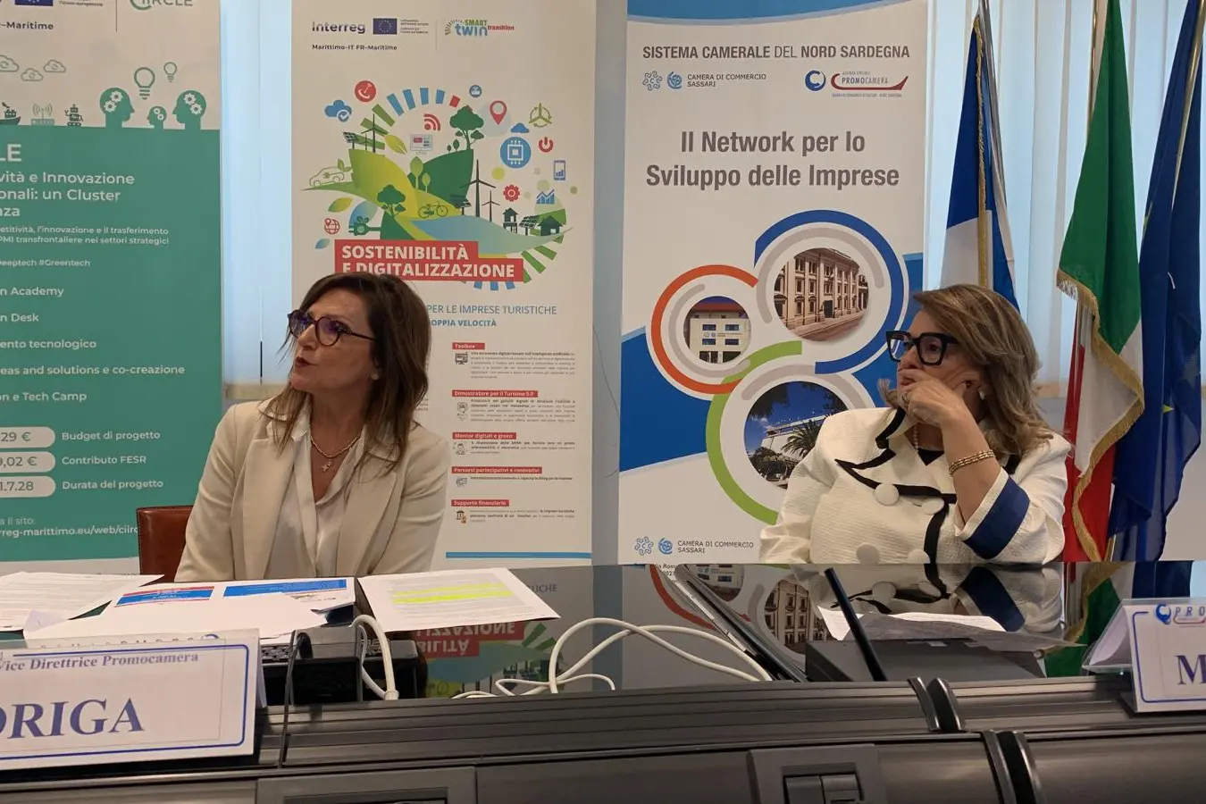 La presentazione dei voucher della Promocamera di Sassari