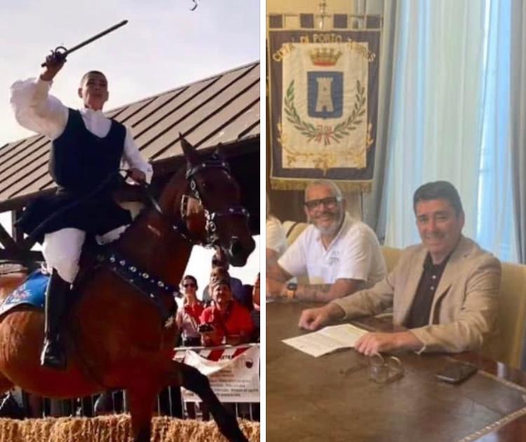 Palio Santu Bainzu: spettacolo di pariglie, cavalieri e amaz