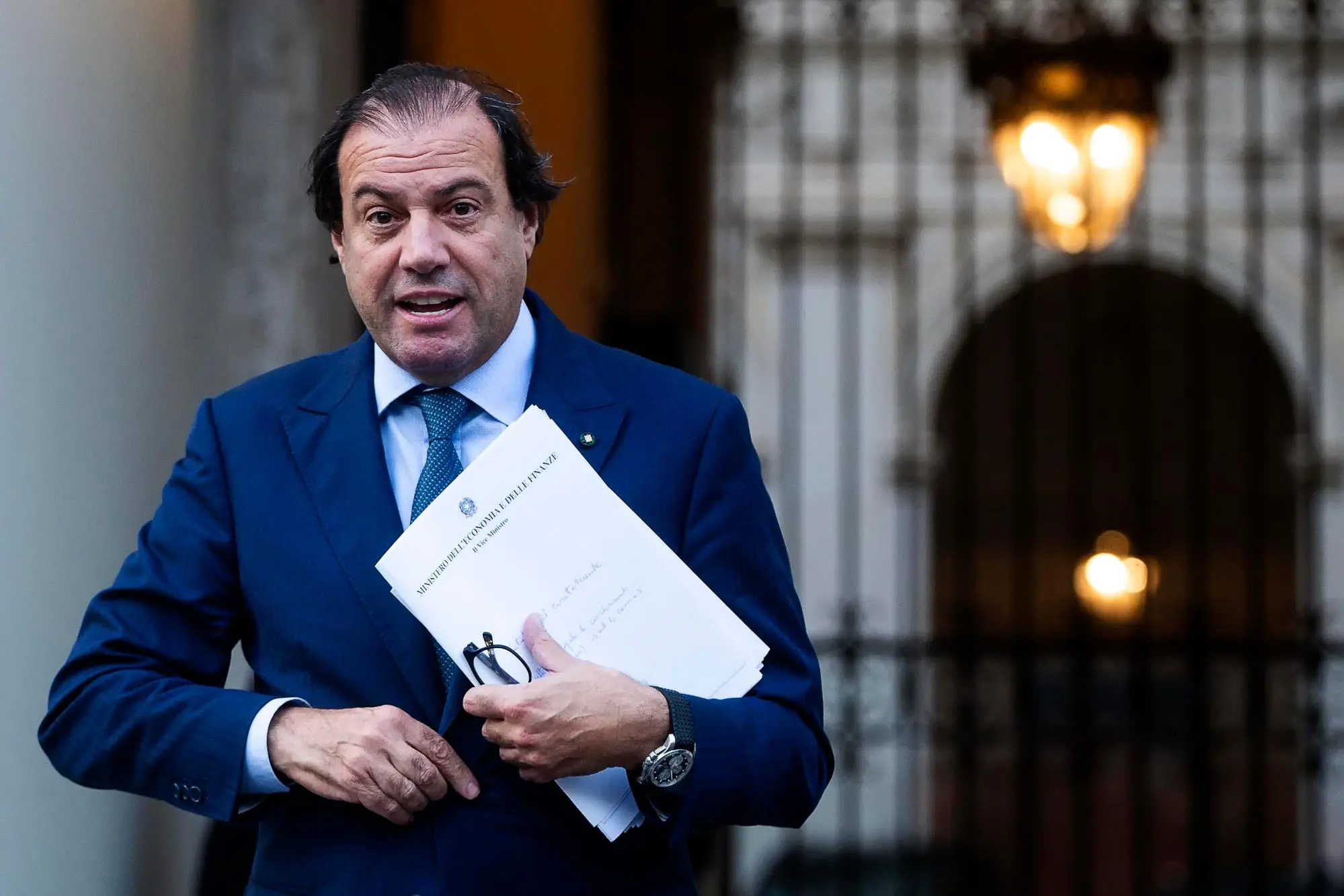 Il viceministro dell'Economia Maurizio Leo (Ansa)