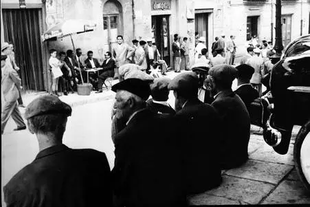 La festa cittadina negli anni '60 a Corleone, sua città natale