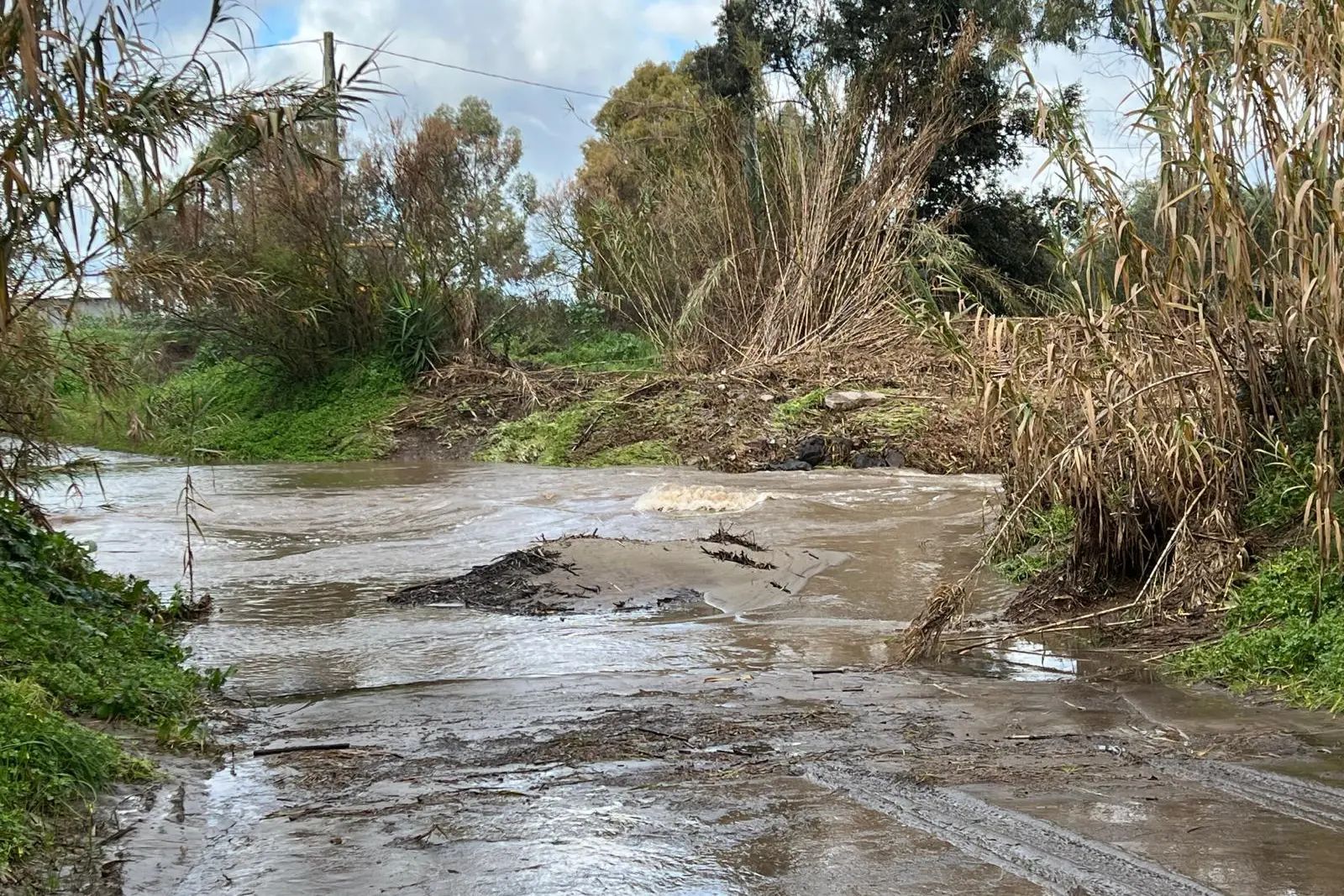 Una delle zone interessate dall'ordinanza a Siamanna (foto concessa)