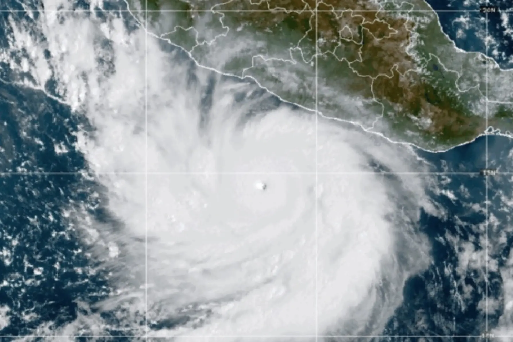 L'uragano visto dal satellite (Agenzia governativa Noaa)