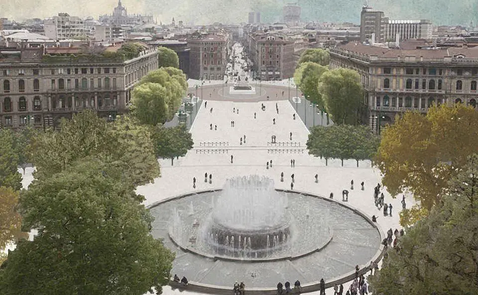 Il progetto di restyling di piazza Castello