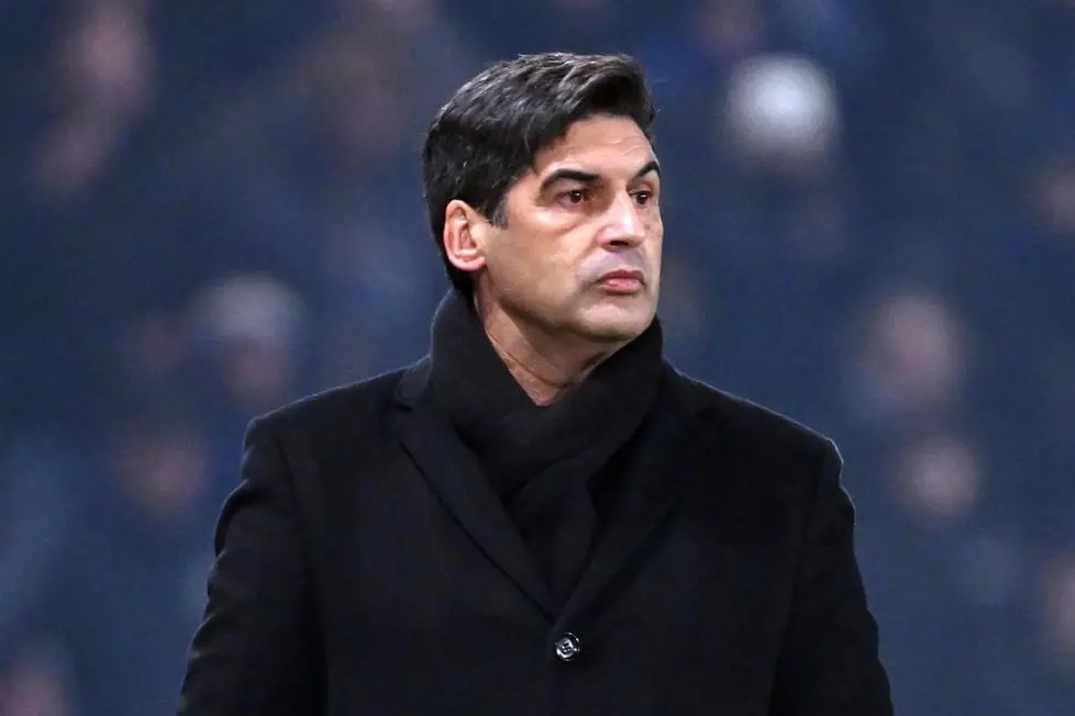 Paulo Fonseca, ex allenatore del Milan ora al Lione (foto Ansa)