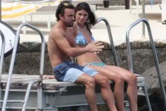 Fernando Alonso e Linda Morselli