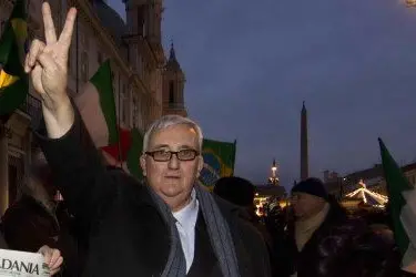 L'esponente della Lega Mario Borghezio