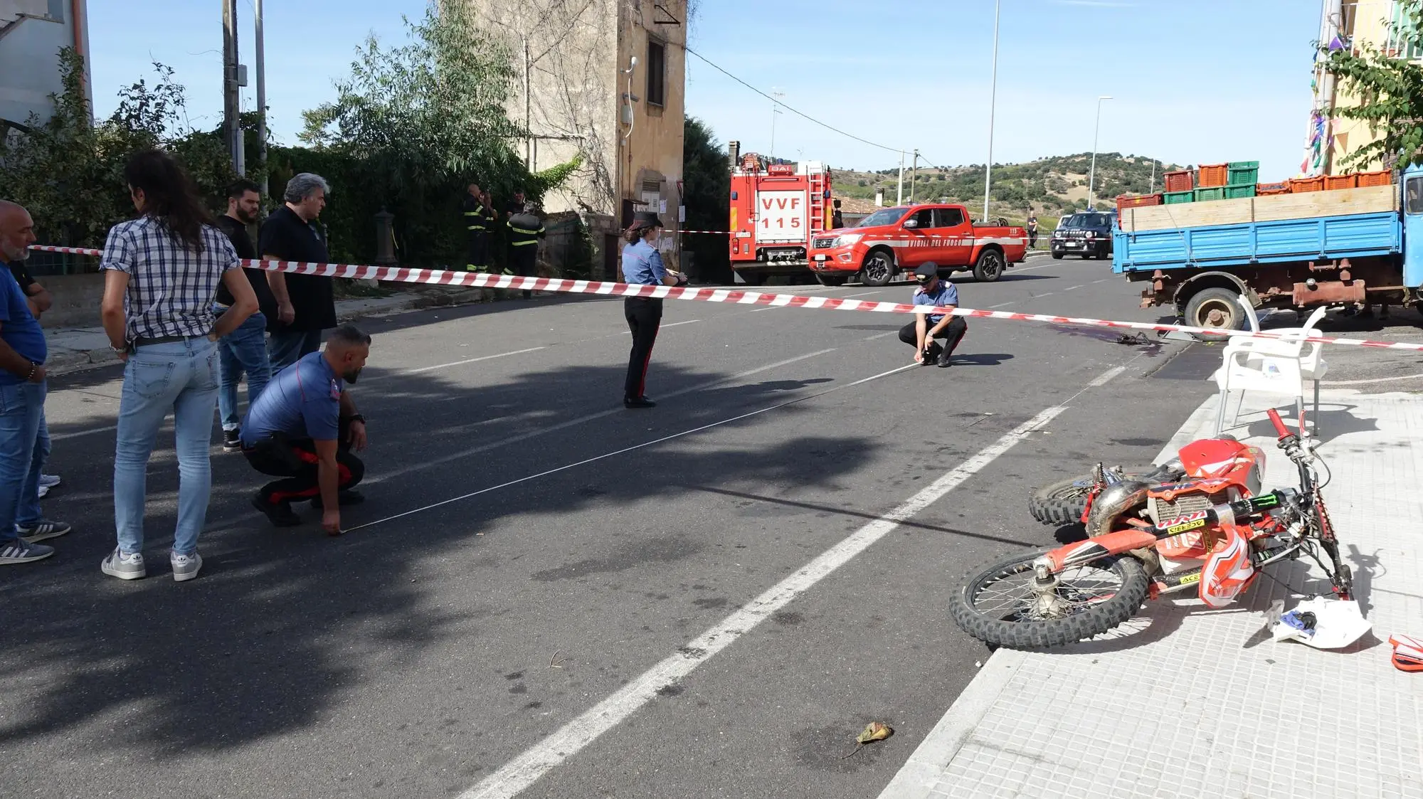 Mamoiada, il luogo dello schianto (G. Locci)