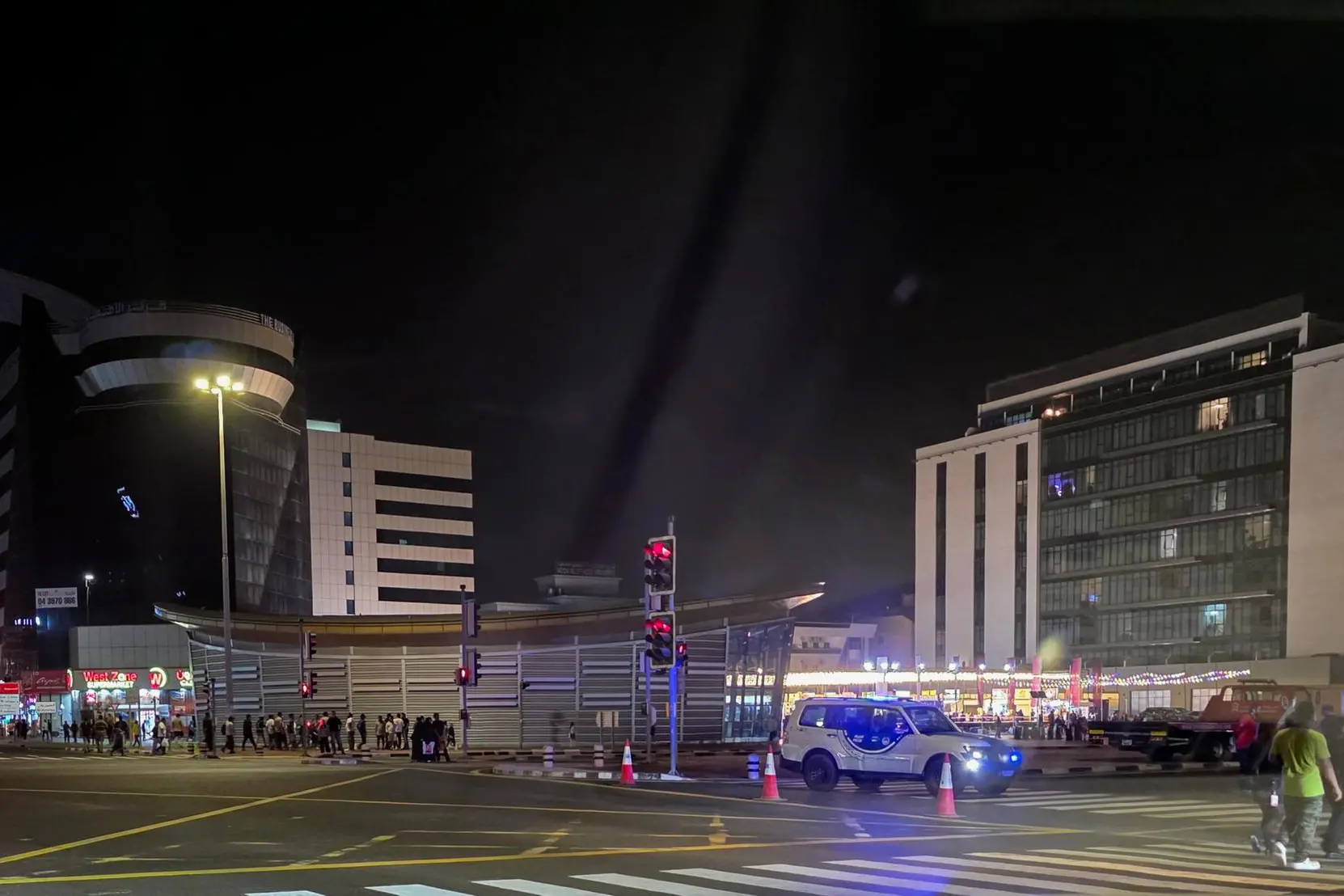 L'area del consolato Usa a Dubai (Ansa)