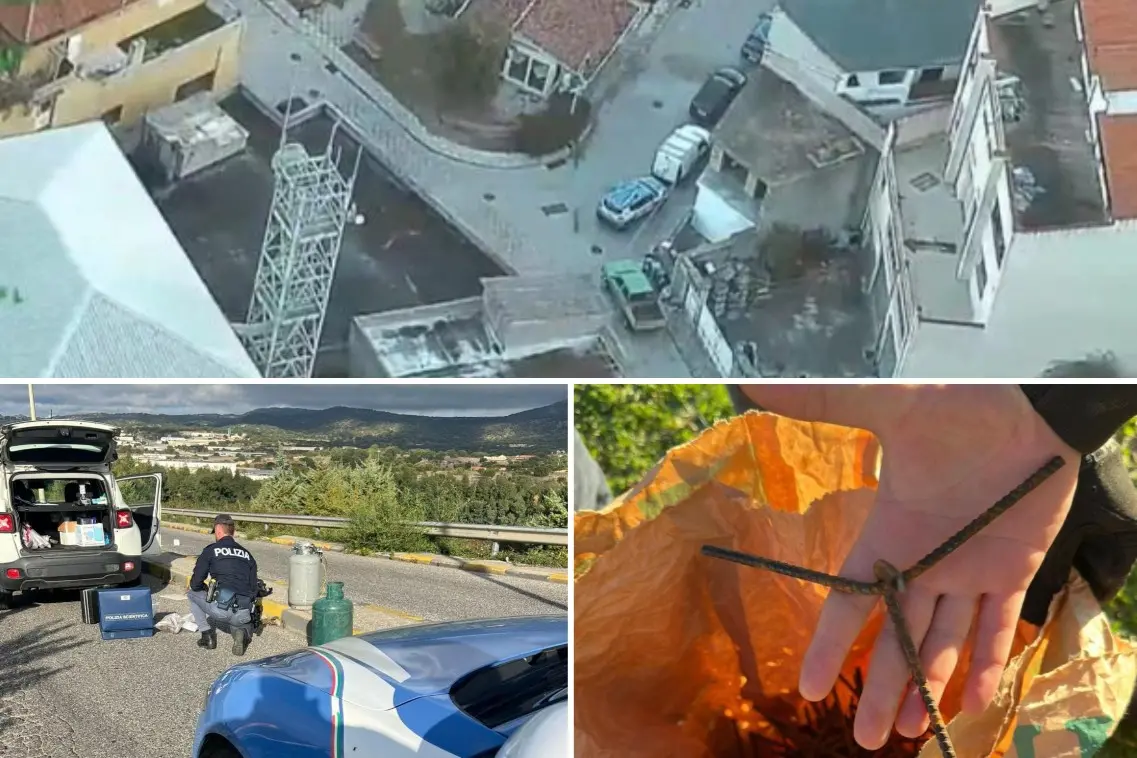 Le immagini dell'operazione e dei rilievi dopo uno degli assalti