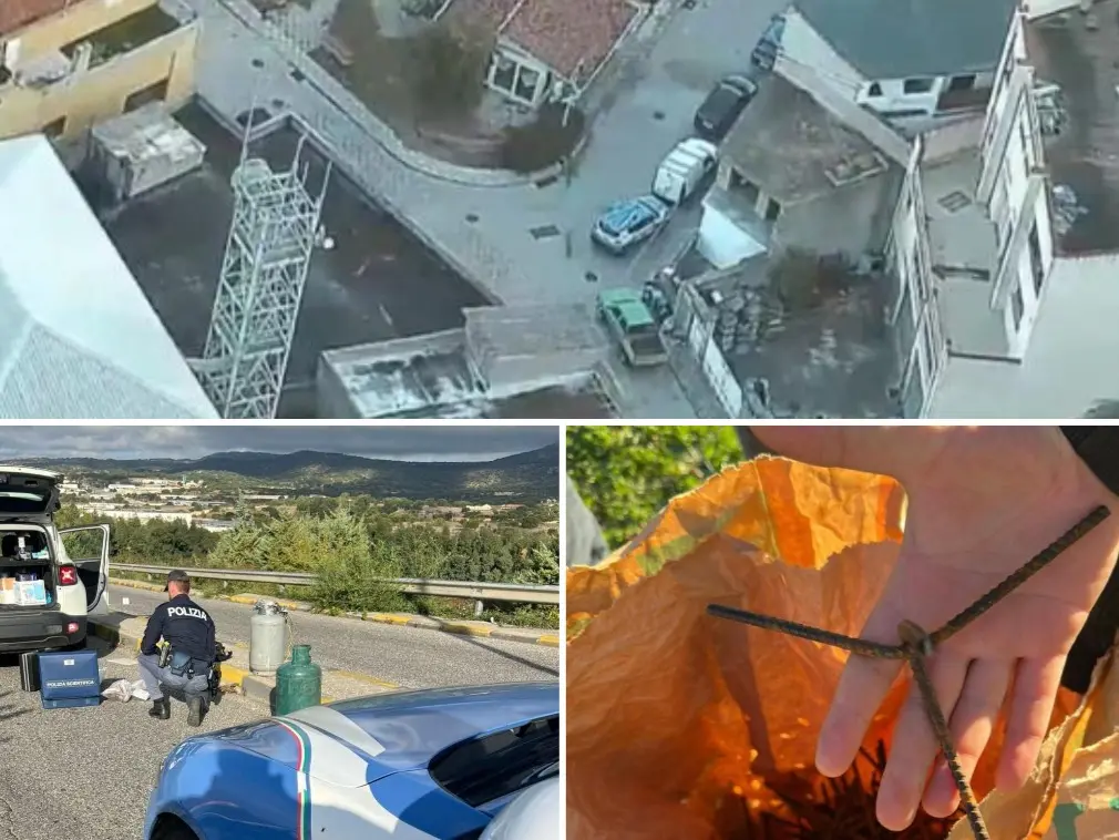 Le immagini dell'operazione e dei rilievi dopo uno degli assalti