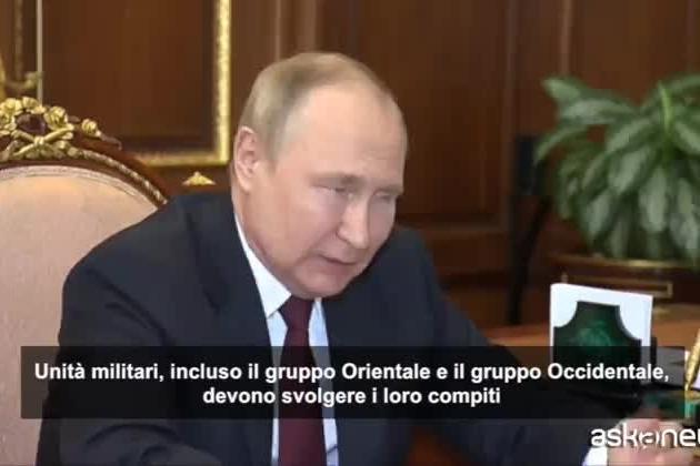 Putin: &quot;Dopo il Lugansk proseguire l'offensiva nell'Est&quot;
