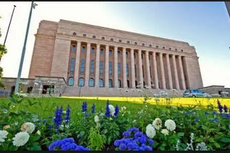 La sede del  Parlamento finlandese