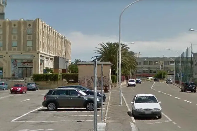 Via Newton a Cagliari (Google)